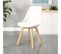 Améliorez votre espace avec notre chaise de salle à manger moderne et polyvalente, conçue avec un siège en plastique épais et un dossier en acrylique élégant. Cette chaise transparente complète sans