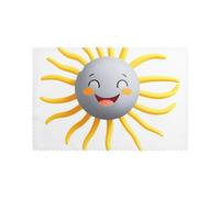 Améliorez votre expérience culinaire avec le lot de 6 sets de table MSRHIUEF The Kind Sun Prints 30,5 x 45,7 cm