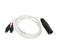 Améliorez votre expérience d'écoute avec ce câble de remplacement tressé pour casques Sennheiser, doté d'embouts plaqués or. Portable et