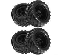 Améliorez votre expérience Traxxas avec ce lot de 4 pneus et roues en caoutchouc