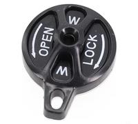 Améliorez votre fourche SR pour Suntour, kit de montage manuel avec capuchon de fourche, convient pour VTT vélos de route, noir/rouge (noir)