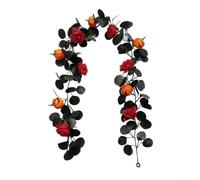 Améliorez votre Halloween avec une décoration de vigne pliable de 175 cm pour intérieur/extérieur (B)