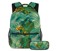 Améliorez votre jeu de rentrée scolaire avec notre ensemble de 2 cartables pour enfants, parfait pour les garçons, les filles, les adolescents, teinture sur nœuds jaune, Multicolore #08,