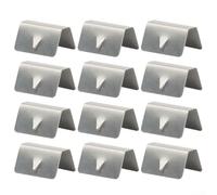 Améliorez votre style avec 8 clips fiables en acier inoxydable pour déflecteur de vent et de pluie (12 pièces)