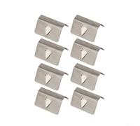Améliorez votre style avec 8 clips fiables en acier inoxydable pour déflecteur de vent et de pluie (8 pièces)