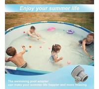 Améliorez votre système de piscine Intex avec 1 adaptateur de tuyau de 63,5 cm à 12,7 cm pour la compatibilité