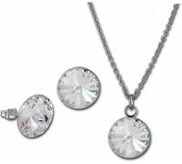 Amello Acier inoxydable blanc Ensembles pour dames ESSS04W