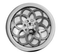 Amello Bijou Pièce De Monnaie Fleur Argent 25 Mm Incrustation Pièce De Monnaie Femme Acier Inoxydable Esc630j