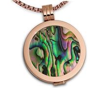 Amello Coin Set Fresh 30mm chaîne pendentif rose multicolore acier femmes ESCS41F