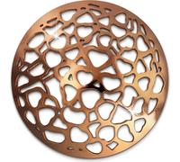 Amello Coins rose 30 mm acier inoxydable doré Coin Coeurs bombés Femmes ESC526E