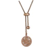 Amello collier acier inoxydable 333 or rose 80cm trèfle à quatre feuilles bijoux rose D2ESKQ01E