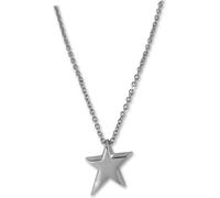 Amello Collier Femme Acier inoxydable 50cm étoile bijoux argent brillant D2ESKX25J