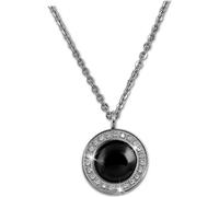 Amello Collier Femme Acier inoxydable Céramique 50cm Bijoux argent noir D2ESKX30S