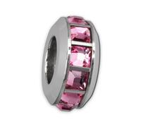 Amello Perle Pour Bracelet Acier Argent Dames Perles 8mm Perle Acier Inoxydable Amz312a