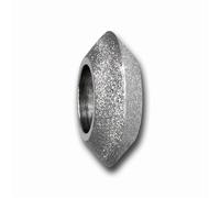 Amello Perle Pour Bracelet Acier Perles Argentées 5mm Perle Acier Diamantée Amb410w