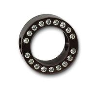 Amello Perle Pour Bracelet Marron Dames Perles 20mm Perle Acier Inoxydable Amz105n