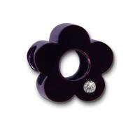 Amello Perle Pour Bracelet Violet Dames Perles 15mm Perle Acier Inoxydable Amz059v