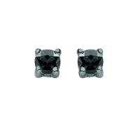 Amen Boucles d'oreilles, (P) Diamonds, BRINCOS Silver 2mm, Prata 925 (0,4GR), Diamant ELPNN3 Marque, Taille unique, Métaux non précieux, Pas de gemme