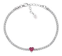 AMEN Bracelet Ti Amo en argent avec zircon, Argent sterling