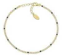 Amen Bracelet Unisexe Tennis Mania Trendy cod. BT1G7BBL17, Argent Sterling
