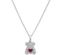 Amen Collier Ourson en Argent avec zircons, Medium, Argent Sterling, Zircon