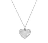 AMEN Collier, (P) Love, Colar Silver 40+5cm, Prata 925 (5,68GR), Amour CLCUBOBBZ Marque, Taille unique, Métal, Pas de gemme