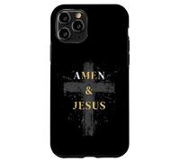 Amen et Jésus Jésus et Moi Croix chrétienne Coque pour iPhone 11 Pro