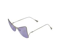 AMEN Femme Tuthy A20S177 Lunettes de soleil outlet Métal Argent Violet Papillon