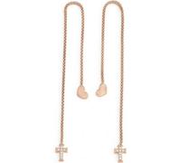 AMEN Mod. CROIX DE COEUR CRISTAUX OR ROSE