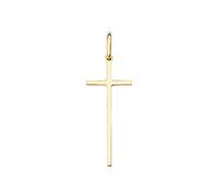 Amen Mono Boucle d'oreille Femme Croix, 1, Argent, Non applicable.