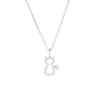 AMEN, (P Cuddles Luxury, Colar Silver 40+5cm, Prata 925 (2,24GR), GATO