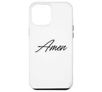 Amen Shirt - Puissante Citation Foi Catholique Traditionnelle Coque pour iPhone 12 Pro Max