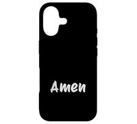 Amen Shirt - Puissante Citation Foi Catholique Traditionnelle Coque pour iPhone 17