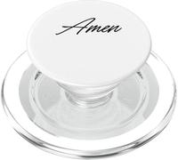 Amen Shirt - Puissante Citation Foi Catholique Traditionnelle PopSockets PopGrip pour MagSafe