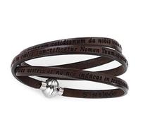AMEN Thierry Mugler Bracelet en cuir Collection Classic - Couleur Marron - Mesure 60 Padre Nostro Latino