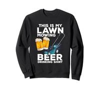 Aménagement paysager Amusant, C'est ma pelouse Qui tond la pelouse et Qui boit de la bière Sweatshirt