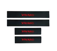 AMENAS 4 Pièces Protecteur de seuil de Porte de Voiture, pour Opel Vivaro Autocollants de Protection de seuil de Porte en Fibre de Carbone,B