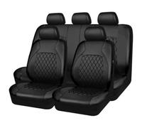 AMENAS Cuir Ensembles De Housses Siège Voiture pour Renault Clio V Life/Zen/Intens/R.S. Line/Business 2019 2020 2021 2022 2023, Housse de Siege Avant et Arrière Coussin de SièGe,A/Black
