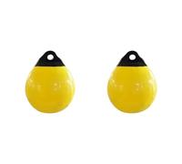 AMENGJ BouéE D'Ancre Ronde de Boule de Garde Lot de 2 Pare-Chocs de Bateau en PVC Robuste, Boule Ronde d'ancrage, bouée de Quai, Pare-Chocs Gonflable, Protection Marine