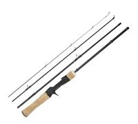 AMENGJ Canne a Peche Canne à pêche légère à 4 Sections, Spinning, UL, Lancer, 1,56-1,8 m(Spinning)