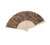 AMENGJ Eventail Éventail Pliant rétro en Bois, Accessoires for la Maison, éventail en liège(Color 1)