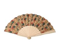 AMENGJ Eventail Éventail Pliant rétro en Bois, Accessoires for la Maison, éventail en liège(Color 4)