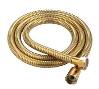 AMENGJ Flexible de Douche Tuyau de Douche Flexible en Acier Inoxydable doré, rallonge de Tuyau de plomberie, Tube de Traction(80cm)