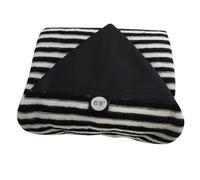 AMENGJ Housse Bodyboard Chaussette de Surf en Tissu éponge Extensible, 1,62 m à 2,44 m, à séchage Rapide(6ft8 Black)