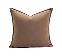 AMENGJ Housse Coussin Canapé Housses d'oreiller taie d'oreiller légère décorative 45 * 45 Jacquard Salon taie d'oreiller(Color 3)