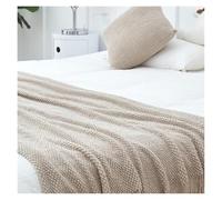 AMENGJ Jete de Canape Couverture for lit, canapé, Plaid en Tricot, Plaid de Printemps, couvertures tricotées légères for la décoration intérieure(Color 1,130 * 220 cm)