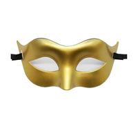 AMENGJ Masque bal Masqué Masque vénitien classique demi-visage for femmes et hommes(Golden)