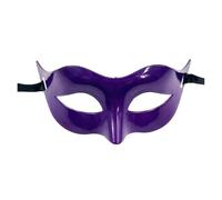 AMENGJ Masque bal Masqué Masque vénitien classique demi-visage for femmes et hommes(Purple)