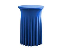 AMENGJ Nappe de Bar Élastique Lot de 2 nappes élastiques Rondes for comptoirs de Bar et Tables de Cocktail(Color 1,60x110cm)