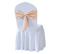 AMENGJ Ruban Chaise Mariage Ceinture de Chaise en Spandex, décoration Mariage, 10 pièces, avec nœud Papillon prêt à l'emploi, idéale for Banquet, fête d'anniversaire, événements, Vacances(Color 6)